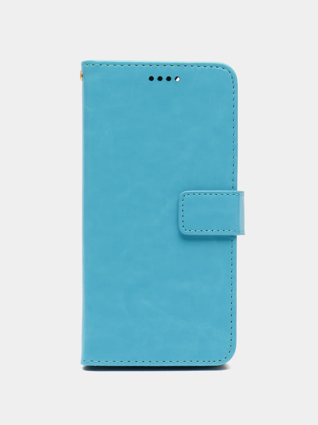 Голубой кожаный PU чехол-книжка Xiaomi Redmi Note 11 / Redmi Note 11S