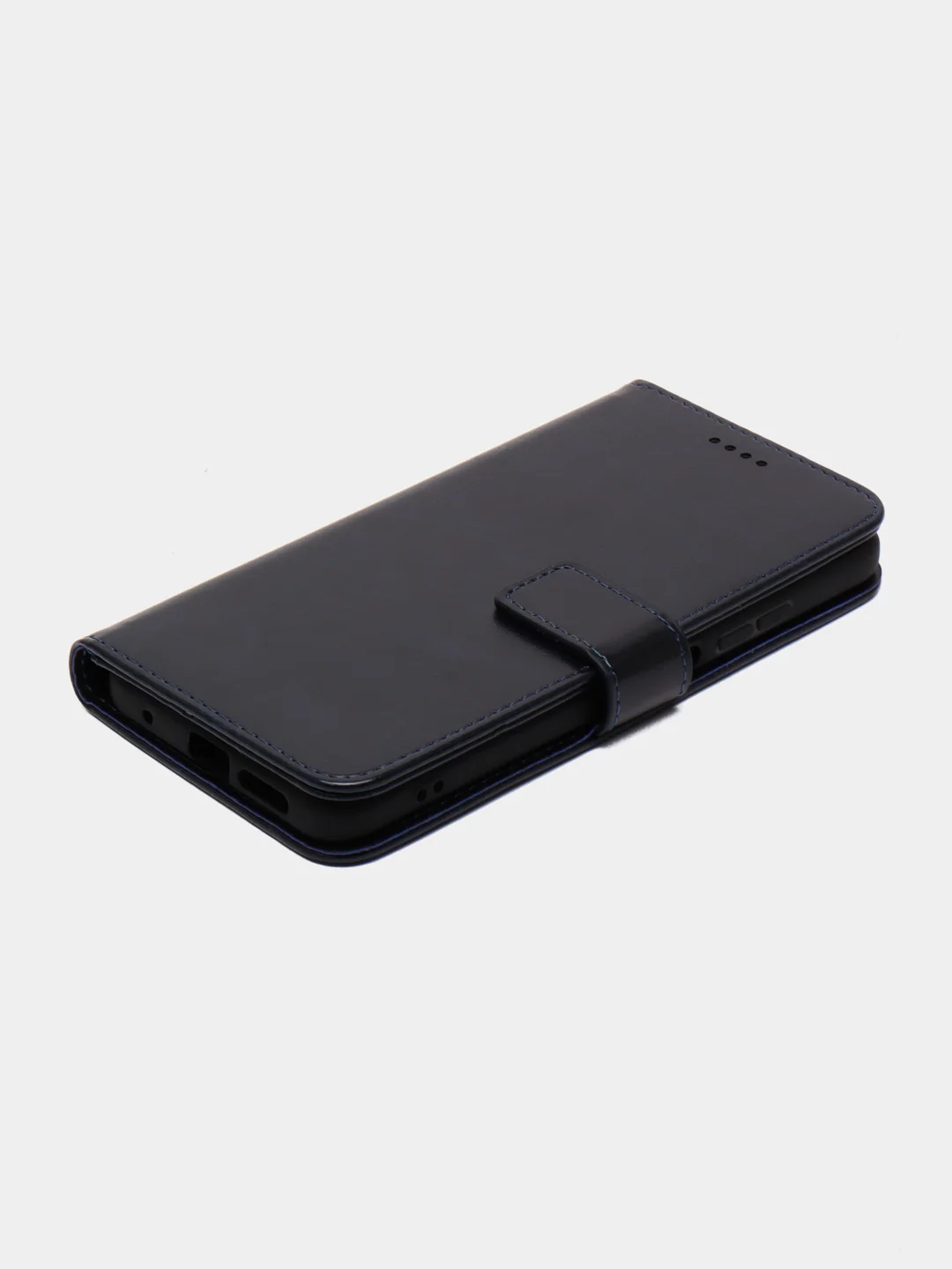 Темно-синий кожаный PU чехол-книжка Xiaomi Redmi Note 11 / Redmi Note 11S