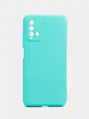 Бирюзовый чехол Xiaomi Redmi 9T силиконовый