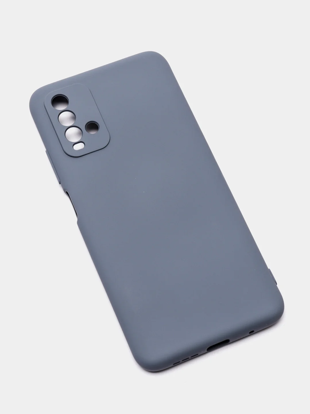 Серый чехол Xiaomi Redmi 9T силиконовый