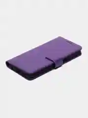Фиолетовый чехол книжка для Samsung Galaxy A23, кожаный PU