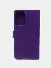 Фиолетовый чехол книжка для Samsung Galaxy A23, кожаный PU