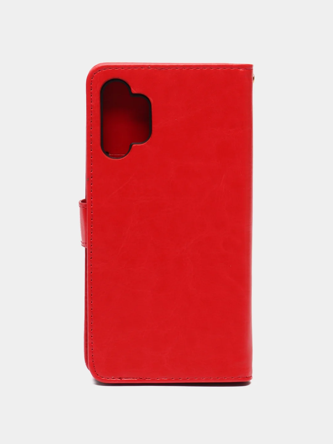 Красный чехол книжка для Samsung Galaxy A13 4G, кожаный, PU