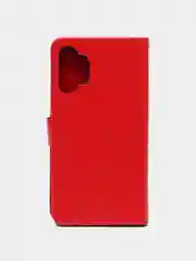Красный чехол книжка для Samsung Galaxy A13 4G, кожаный, PU