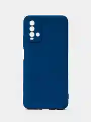 Темно-синий чехол Xiaomi Redmi 9T силиконовый