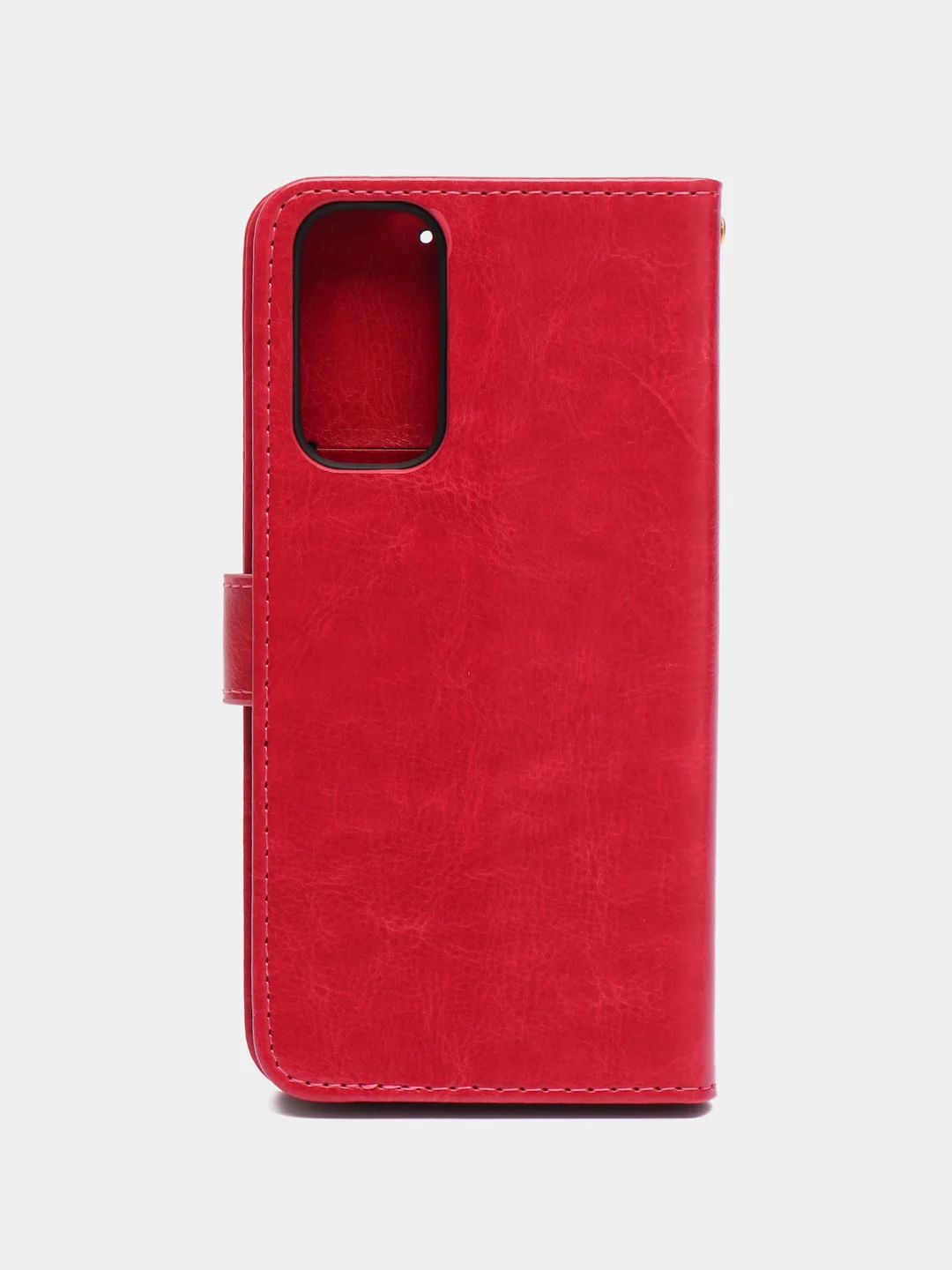 Фуксия кожаный PU чехол-книжка Xiaomi Redmi Note 11 / Redmi Note 11S