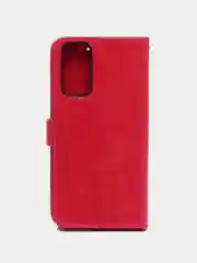 Фуксия кожаный PU чехол-книжка Xiaomi Redmi Note 11 / Redmi Note 11S