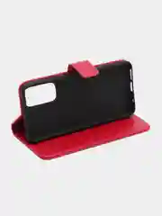 Фуксия кожаный PU чехол-книжка Xiaomi Redmi Note 11 / Redmi Note 11S