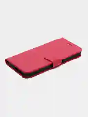 Фуксия кожаный PU чехол-книжка Xiaomi Redmi Note 11 / Redmi Note 11S