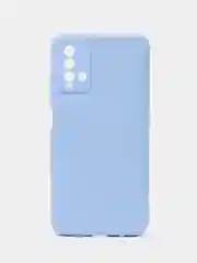 Голубой чехол Xiaomi Redmi 9T силиконовый