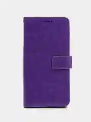 Фиолетовый чехол книжка для Samsung Galaxy A13 4G, кожаный, PU
