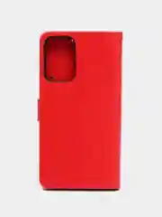 Красный чехол книжка для Samsung Galaxy A23, кожаный PU