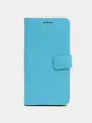 Голубой чехол книжка для Samsung Galaxy A13 4G, кожаный, PU