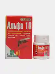 Средство для уничтожения насекомых "Альфа 10", 1 штука