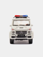Машинка Mercedes-Benz Гелендваген полиция, металлическая