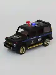 Черный машинка Mercedes-Benz Гелендваген полиция, металлическая