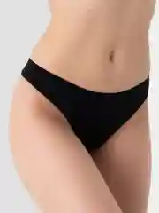 Черный женские трусы стринги