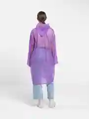 Фиолетовый плащ дождевик
