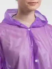 Фиолетовый плащ дождевик