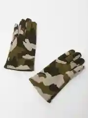 Зелёный хаки перчатки мужские, теплые, хаки