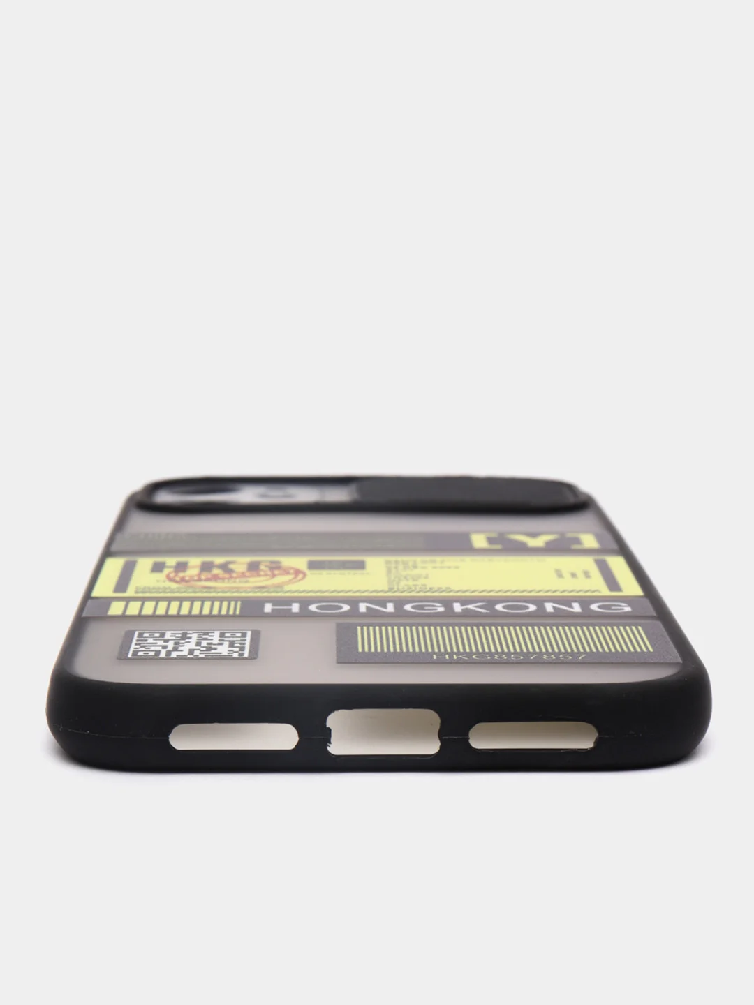 Желтый чехол для айфон 11 / 12 Pro Max с защитой камеры матовый полупрозрачный iPhone про макс