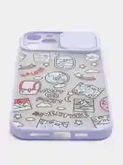 Голубой чехол для айфон 11 / 12 Pro Max с защитой камеры матовый полупрозрачный iPhone про макс