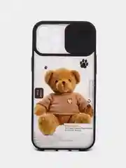 Коричневый чехол для айфон 11 / 12 Pro Max с защитой камеры матовый полупрозрачный iPhone про макс