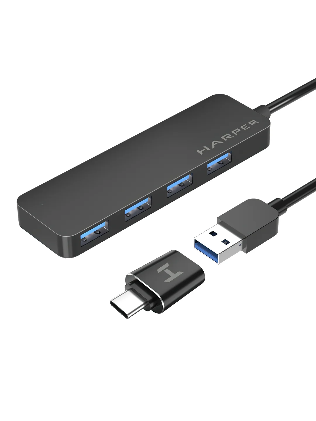 USB-концентратор Harper HUB-04M, USB 3.0, Type-A x 4