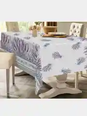 Лавандовый скатерть Sweet Home, рогожка, хлопок