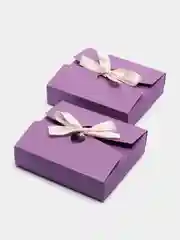 Фиолетовый коробка подарочная (4 шт. в комплекте)