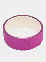 Розовый декоративный скотч / Блестящий / Глиттерный
