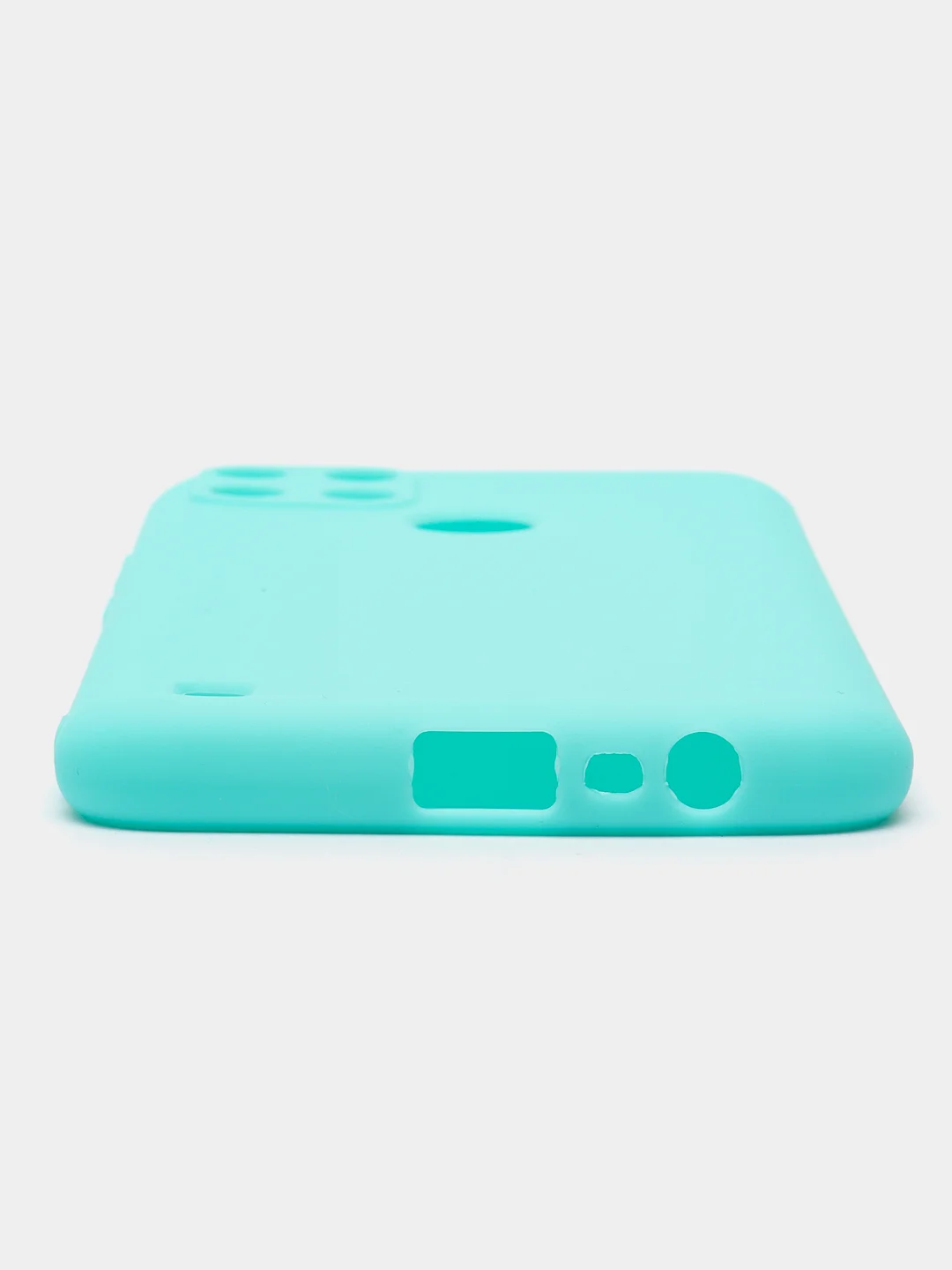 Бирюзовый чехол для Realme C21Y, Realme С25Y ( Реалми С21Y, С25Y ) силиконовый, матовый