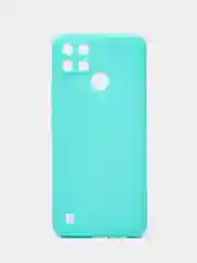 Бирюзовый чехол для Realme C21Y, Realme С25Y ( Реалми С21Y, С25Y ) силиконовый, матовый