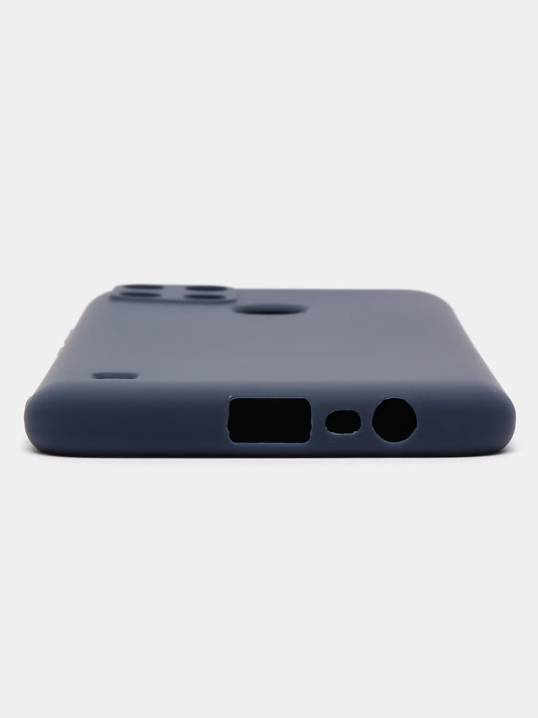 Синий чехол для Realme C21Y, Realme С25Y ( Реалми С21Y, С25Y ) силиконовый, матовый