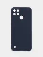 Синий чехол для Realme C21Y, Realme С25Y ( Реалми С21Y, С25Y ) силиконовый, матовый
