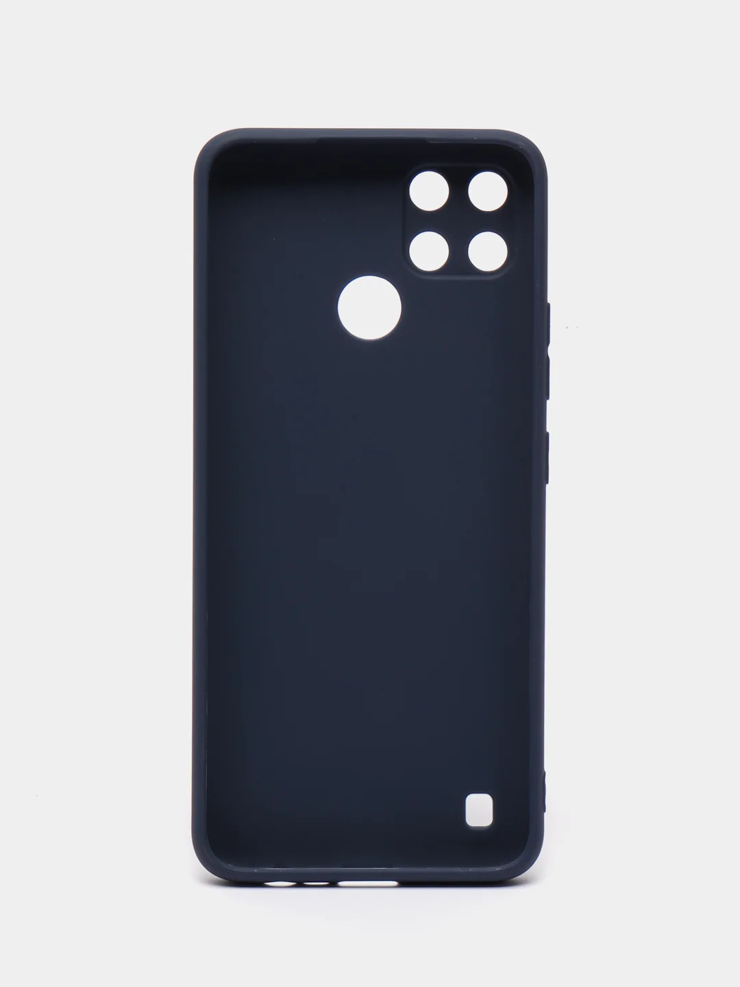 Синий чехол для Realme C21Y, Realme С25Y ( Реалми С21Y, С25Y ) силиконовый, матовый