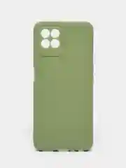 Лесной зеленый чехол для Realme 8i, Narzo 50 (Реалми 8I, Нарзо 50) силиконовый, матовый