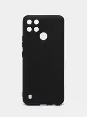 Черный чехол для Realme C21Y, Realme С25Y ( Реалми С21Y, С25Y ) силиконовый, матовый