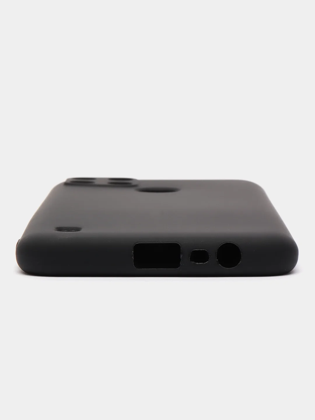 Черный чехол для Realme C21Y, Realme С25Y ( Реалми С21Y, С25Y ) силиконовый, матовый