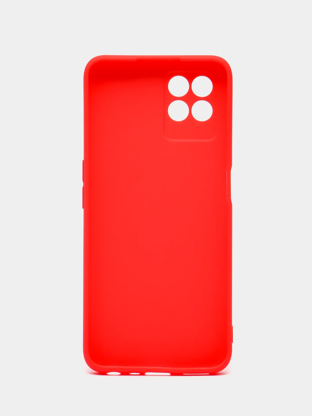 Красный чехол для Realme 8i, Narzo 50 (Реалми 8I, Нарзо 50) силиконовый, матовый