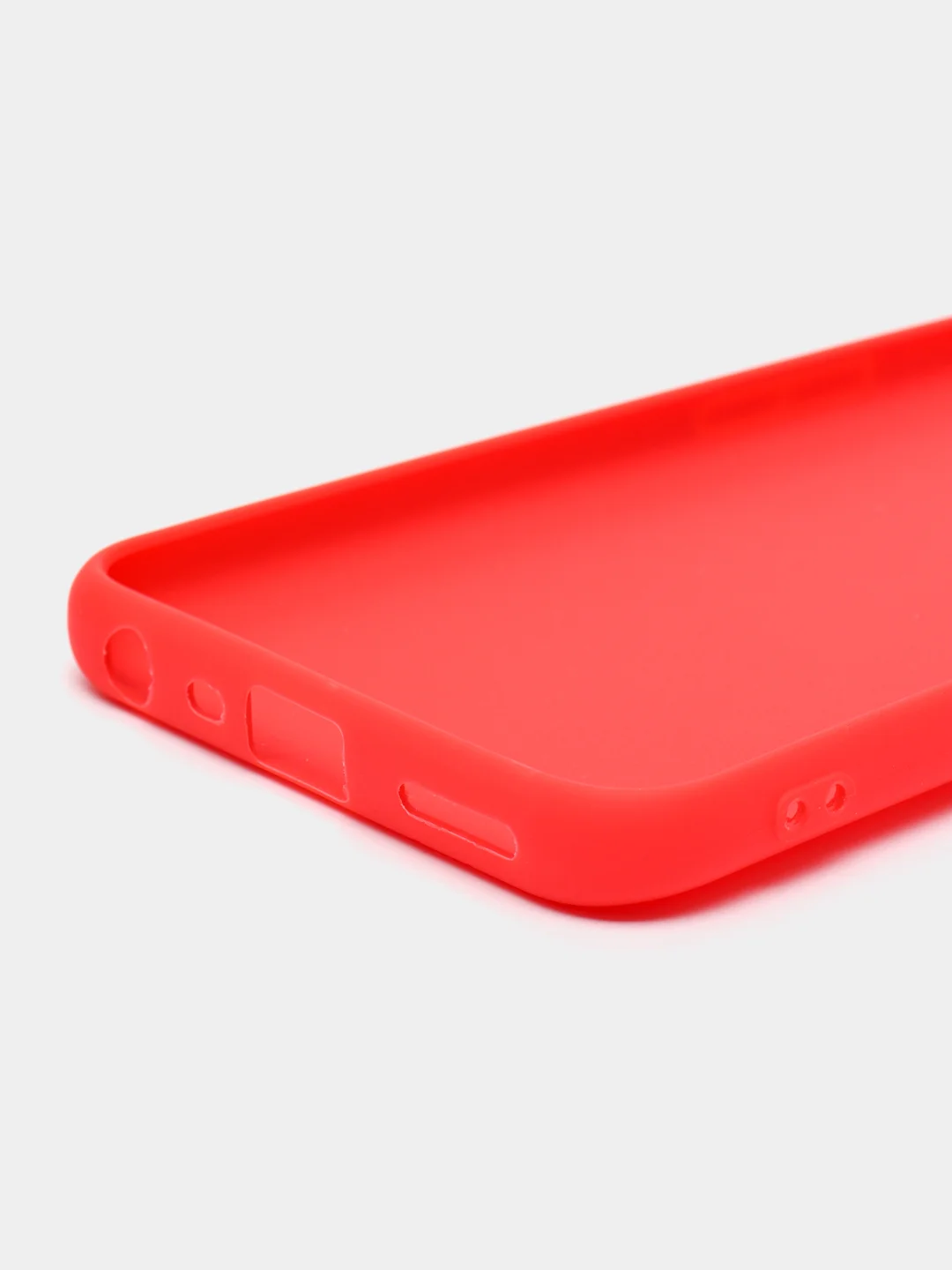 Красный чехол для Realme 8i, Narzo 50 (Реалми 8I, Нарзо 50) силиконовый, матовый