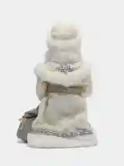 Серебряный игрушка "Дед Мороз", музыкальный, под елку, 30 см