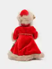 Красный игрушка "Дед Мороз", музыкальный, под елку, 30 см