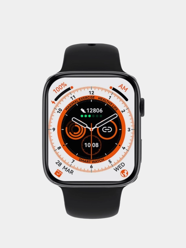 Умные смарт часы 8 серии Smart Watch DT NO1, 1.8 Max, 45 мм безрамочные