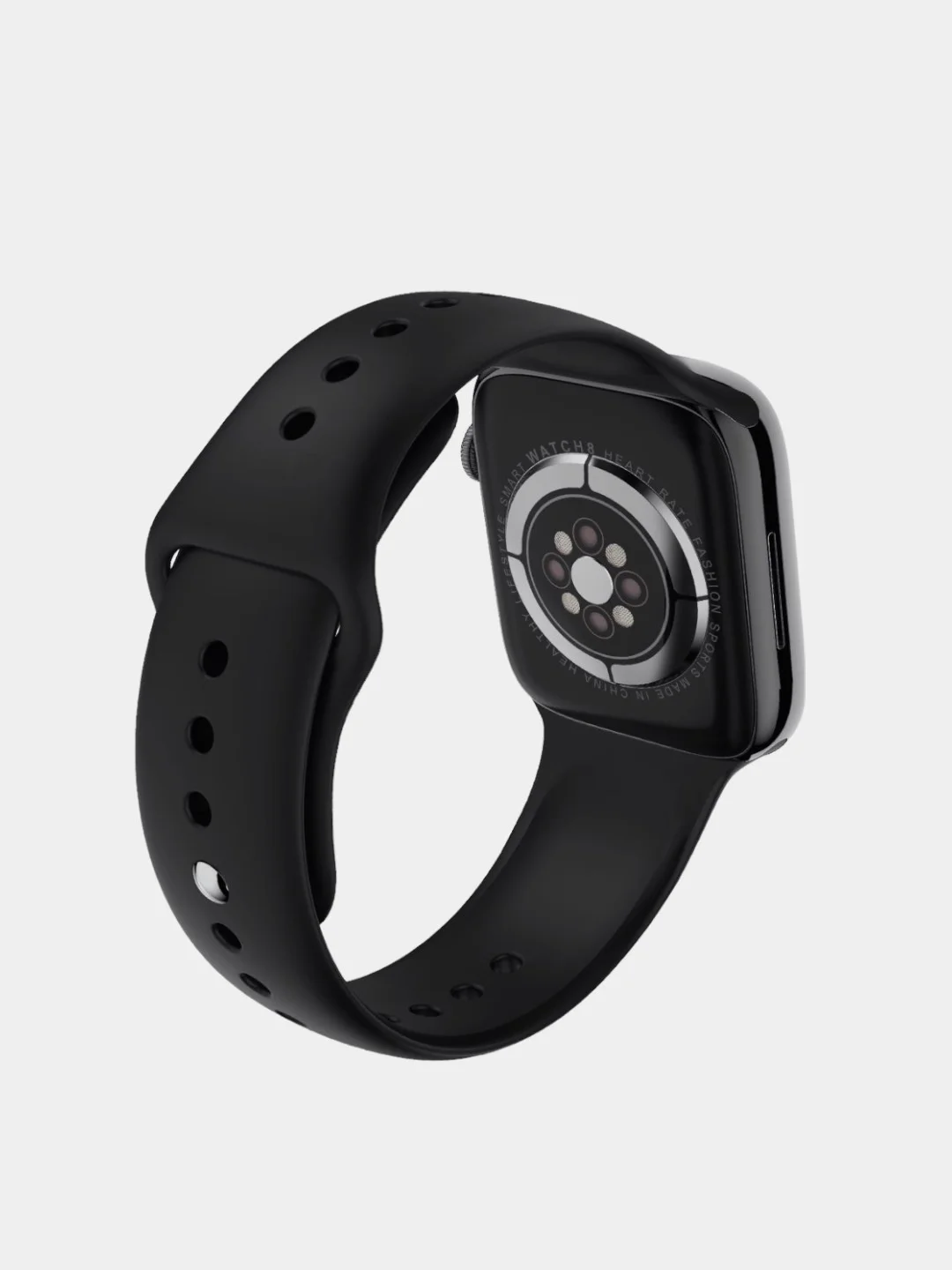 Серебряный умные смарт часы 8 серии Smart Watch DT NO1, 1.8 Max, 45 мм безрамочные