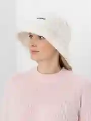 Белый женская теплая панама шляпа из искусственного меха