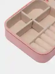 Розовый шкатулка для хранения ювелирных украшений