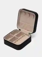 Черный шкатулка для хранения ювелирных украшений