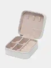 Белый шкатулка для хранения ювелирных украшений