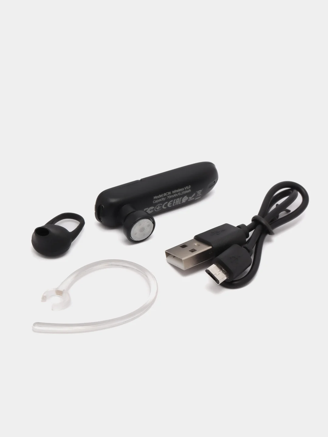 Черный стереогарнитура Borofone BC36,  Bluetooth